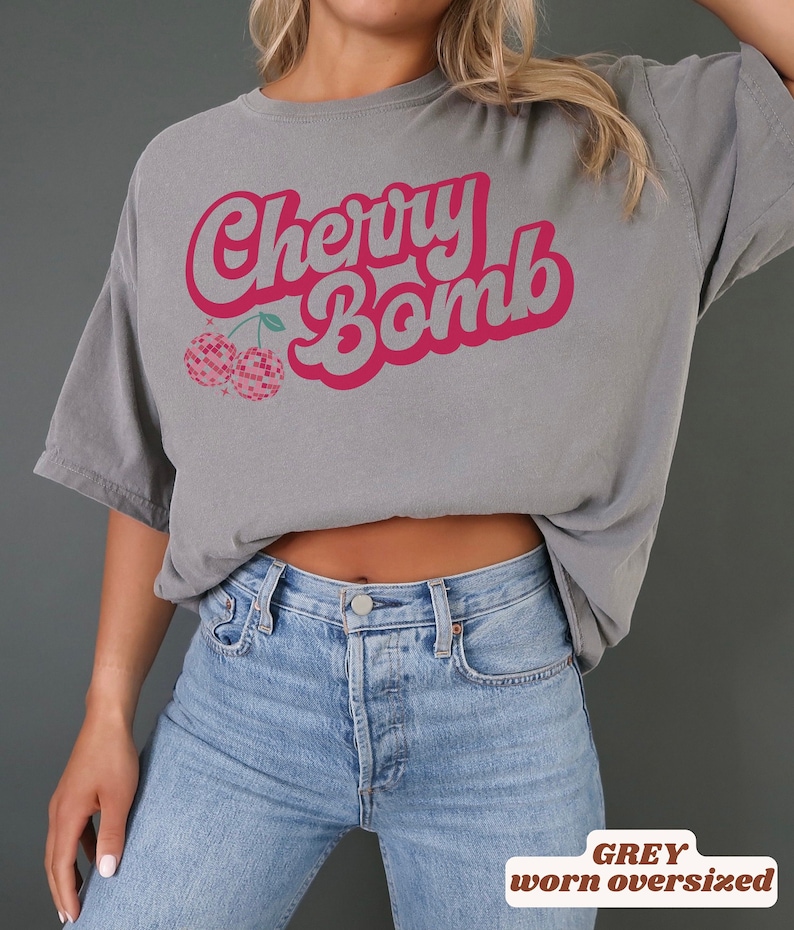 Cherry Bomb Shirt Cherries Tshirt Cherry Tee Cute Cherry Comfort Colors