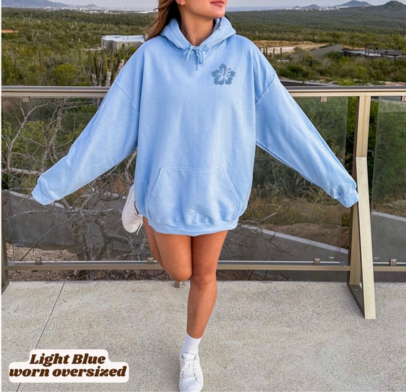 Coconut Girl Hoodie Preppy Clothes Hawaii Aloha Hoodie Hibiscus Surf Beachy Sweatshirt Trendy Aesthetic Words on Back Y2K VSCO Teens Etsy Canada