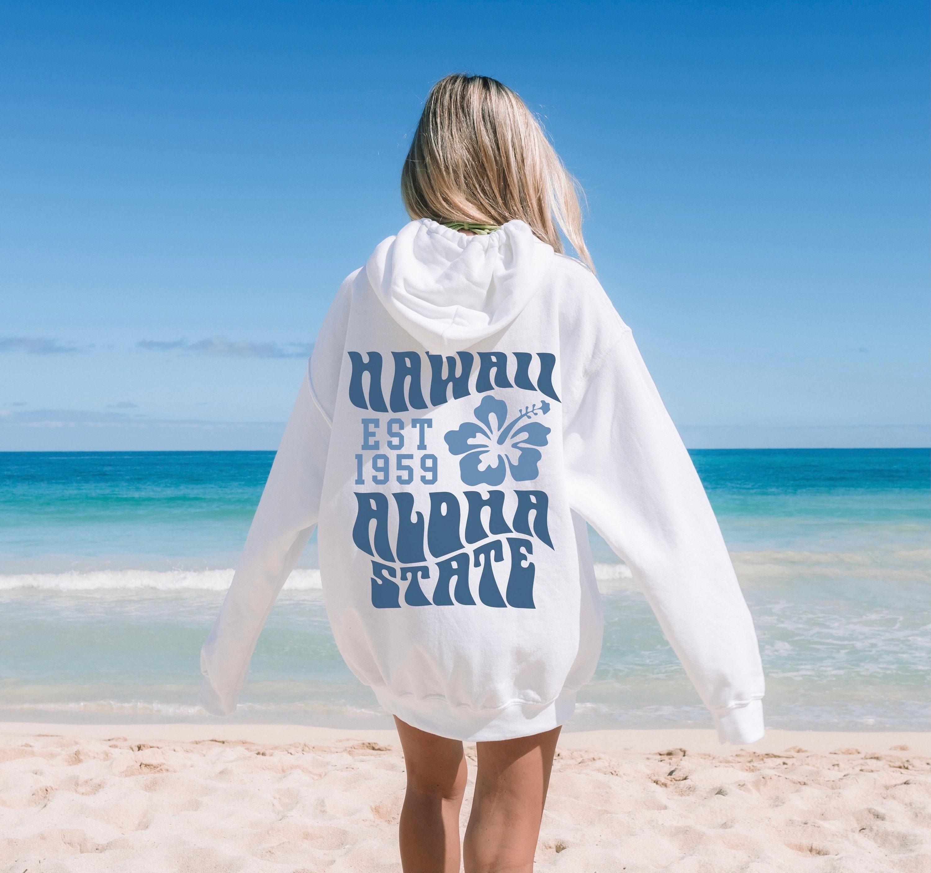 Coconut Girl Hoodie Preppy Clothes Hawaii Aloha Hoodie Hibiscus Surf Beachy  Sweatshirt Trendy Aesthetic Words on Back Y2K VSCO Teens -  Australia