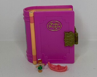 Vintage Polly Pocket Enchanted Storybooks Glitter Island Spielset