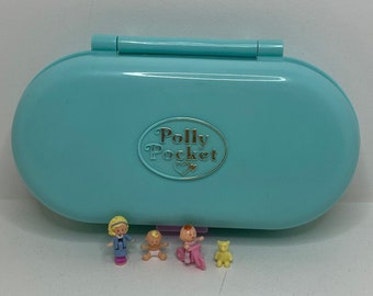 Ensemble de jeu de tampons babysitting Polly Pocket vintage