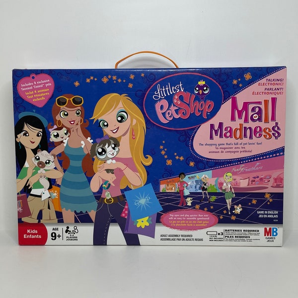 Littlest Pet Shop Mall Madness Board Game