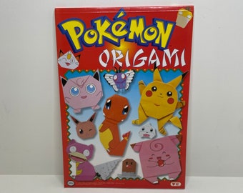 Livre vintage Nintendo Pokemon Origami neuf