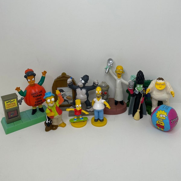 Vintage The Simpsons Tree House of Horror Figures Bundle