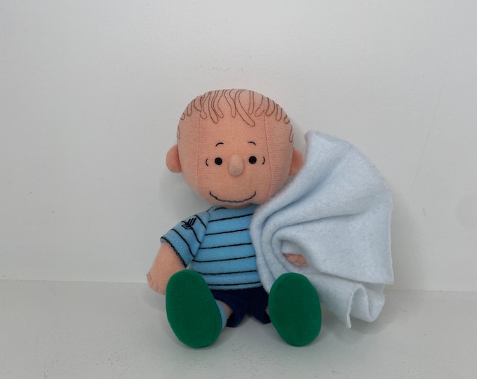 Peanut's Charlie Brown Linus Plush Etsy
