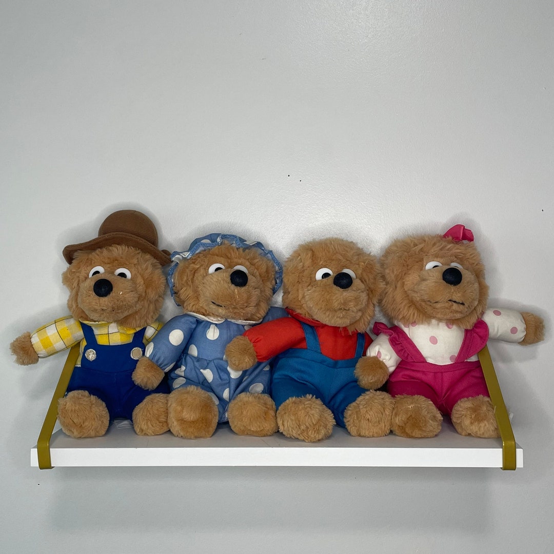The Berenstain Bears Plush Set 1996 Etsy