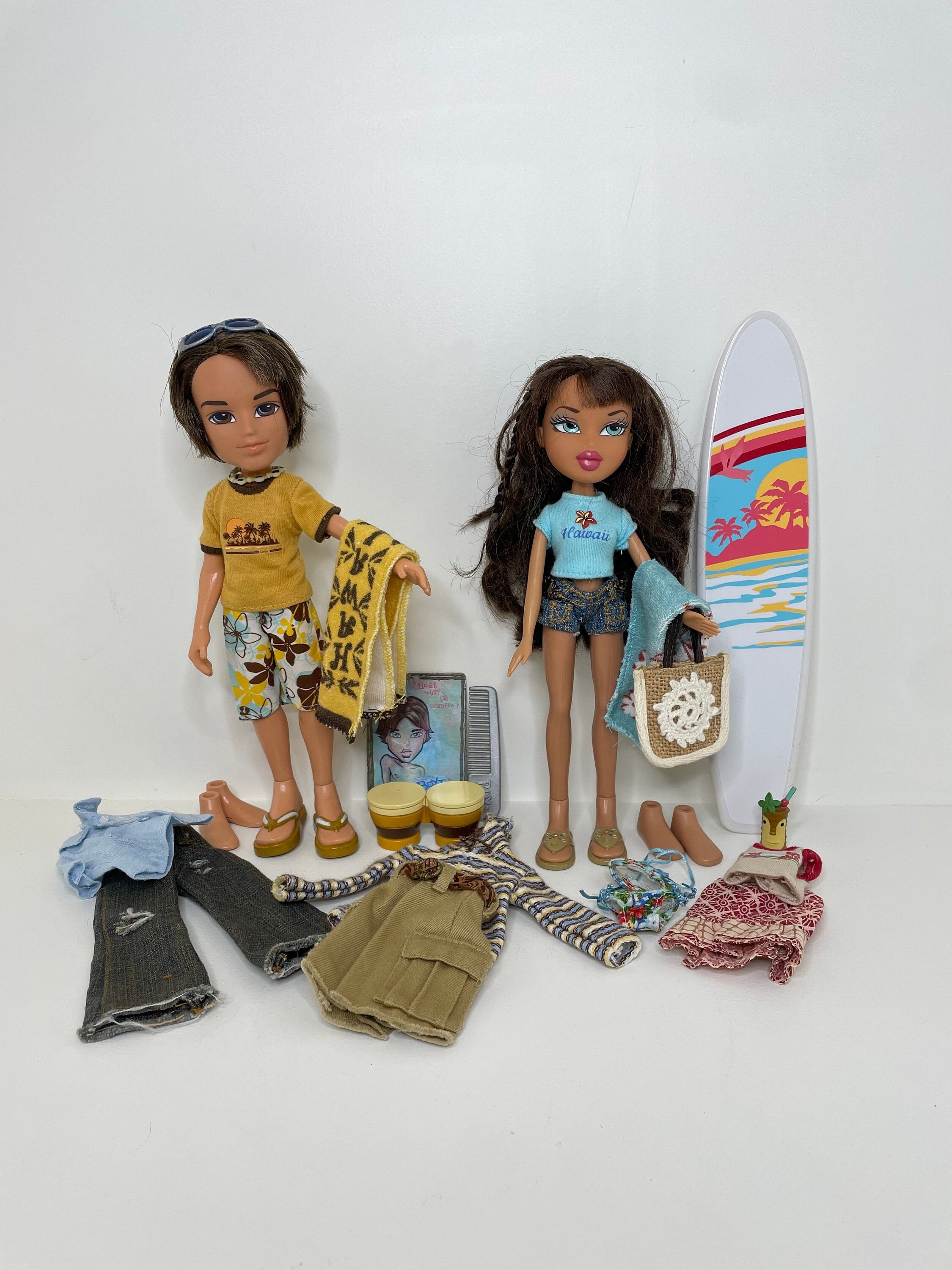 Vintage Bratz Dolls Sun Kissed Summer Dana & Cade 