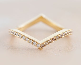 Sunshadow Diamond Ring