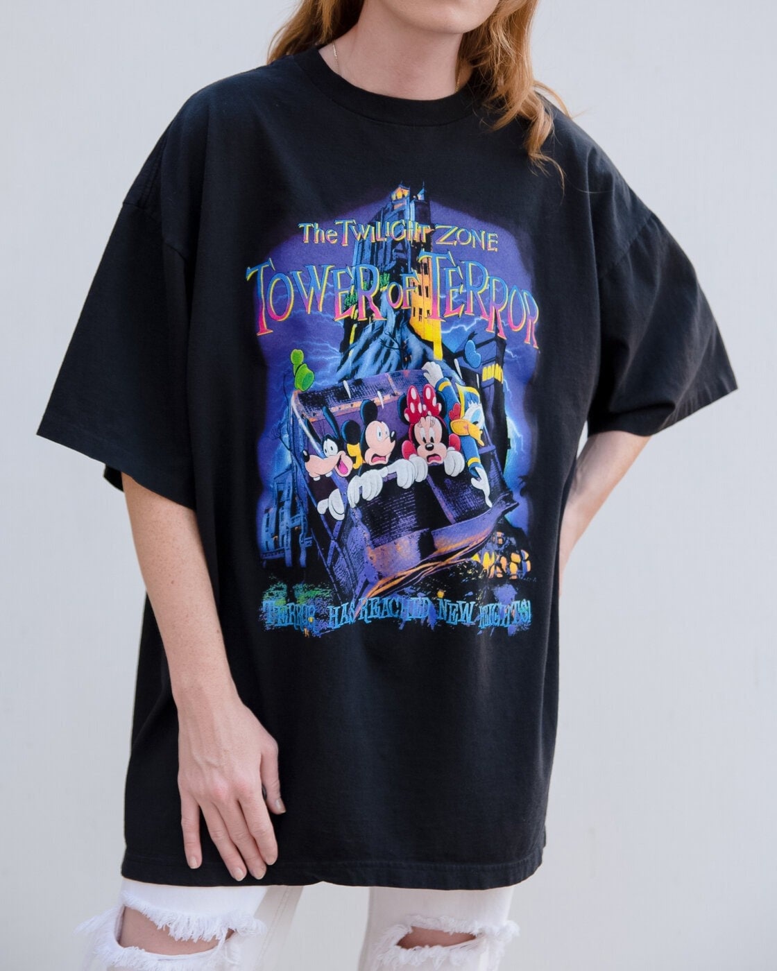 Discover Vintage Mickeys The Twilight Zone Tower Of Terror Shirt