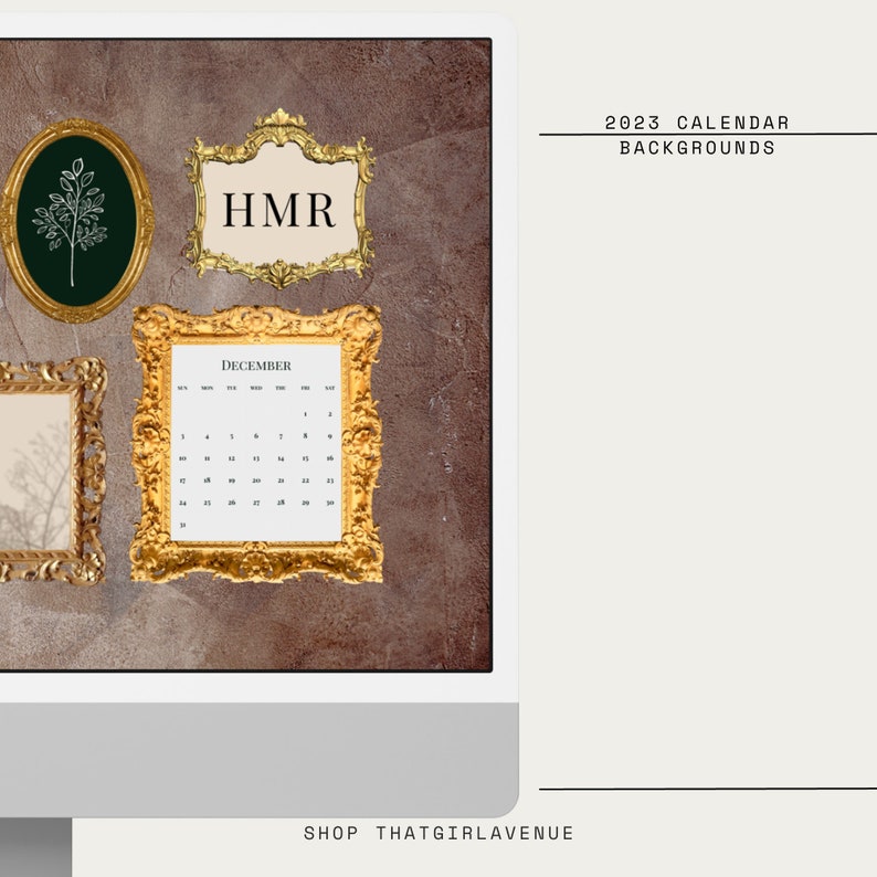 Digital Desktop Organizer Mac Desktop Organizer Computer Etsy