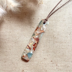 Aqua Terra Jasper Necklace | Hippie Boho Necklace | Modern Bohemian Jewelry | Minimalist Handmade Jewelry | Gift for Her