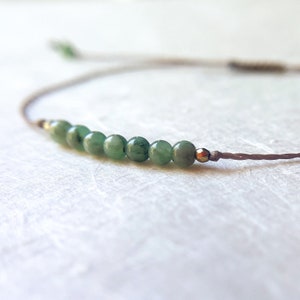 Dainty Colombian Emerald Bracelet | AAA Natural Gemstone | May Birthstone | Green Crystal Bracelet | Hippie Boho Jewelry