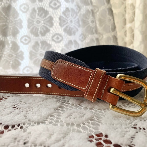 Dooney & Bourke Belt Leather and Cotton belt.