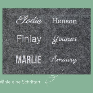 Personalisierter Mom's Organizer aus Filz U-Heft Hülle A5 für Kinderuntersuchungsheft, Mutterpass Geschenk zur Geburt, Babyshower Bild 6