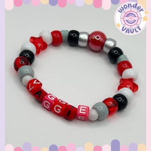 Pulsera Kandi / Vaggie / Hazbin Hotel / cuentas