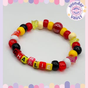 Pulsera Kandi / Charlie Morningstar / Hazbin Hotel / cuentas