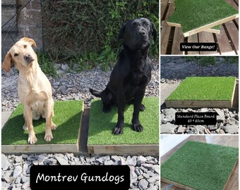 Dog Training Place Board/Platform/Dog Sports/Obedience for Gundogs/Puppies/All Dog Breeds: Handcrafted by Montrev Gundogs. View our Range!