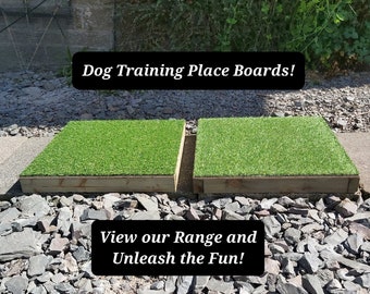 Dog Training/Dog Sports Place Board/Platform For Gundogs/Puppies/All Dog Breeds/Handcrafted: Custom made options available on request!