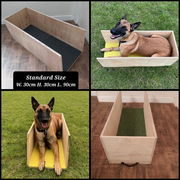 Dog Training/ Dog Sports Equipment/Position Box/Shaping Box/IGP Training/Handcrafted by Montrev Gundogs: Custom options available!