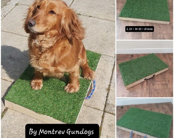 Hondentrainingsbord/platform/hondensport/gehoorzaamheid: voor jachthonden/puppies/alle hondenrassen. Handgemaakt door Montrev Gundogs! Bekijk ons assortiment!
