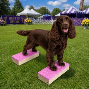 Handcrafted Dog Training Stacking Blocks, Agility, Show Conformation