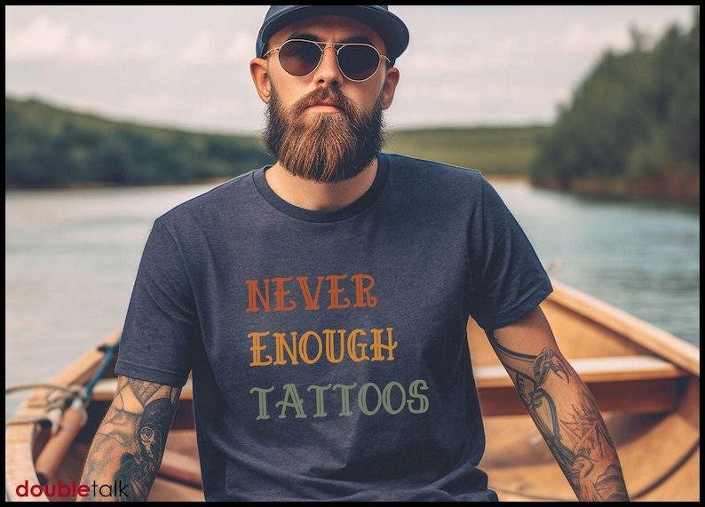 Ink Addiction Shirt Tattoo Lover Gift Comfortable Cotton Jersey Soft Fabric Construction Unisex Fit Casual Wear Top Graphic Design Statement Body Art Expression Everyday Wardrobe Essential Perfect Present Tattoo Artist Studio Visit Attire