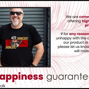 Robot Tshirt Vintage Sci Fi Shirt Design Retro Cult Classic Television Space Themed Danger Warning Robinson Quote Nostalgic Merchandise image 8