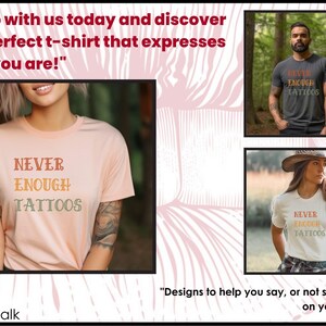Body Art Casual Wear Tattoo Statement Shirt Ink Lover Gift Cotton Jersey Tee Unisex Design Comfortable Fit High Quality Print Graphic Tattoo Expression Perfect Present Ink Enthusiast Collection Must Have Wardrobe Essential Studio Visit
