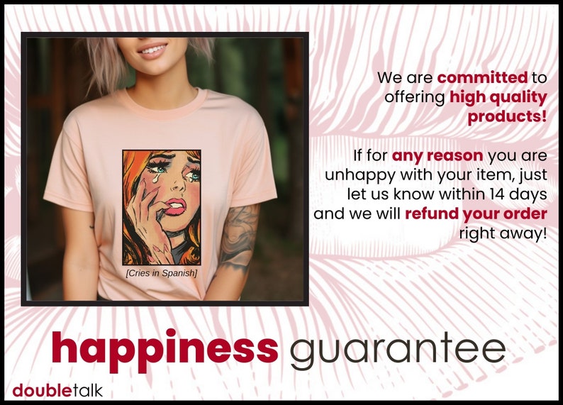 Cries in Spanish Tshirt Funny Mexican Telenovela Meme Latina Humor Tee