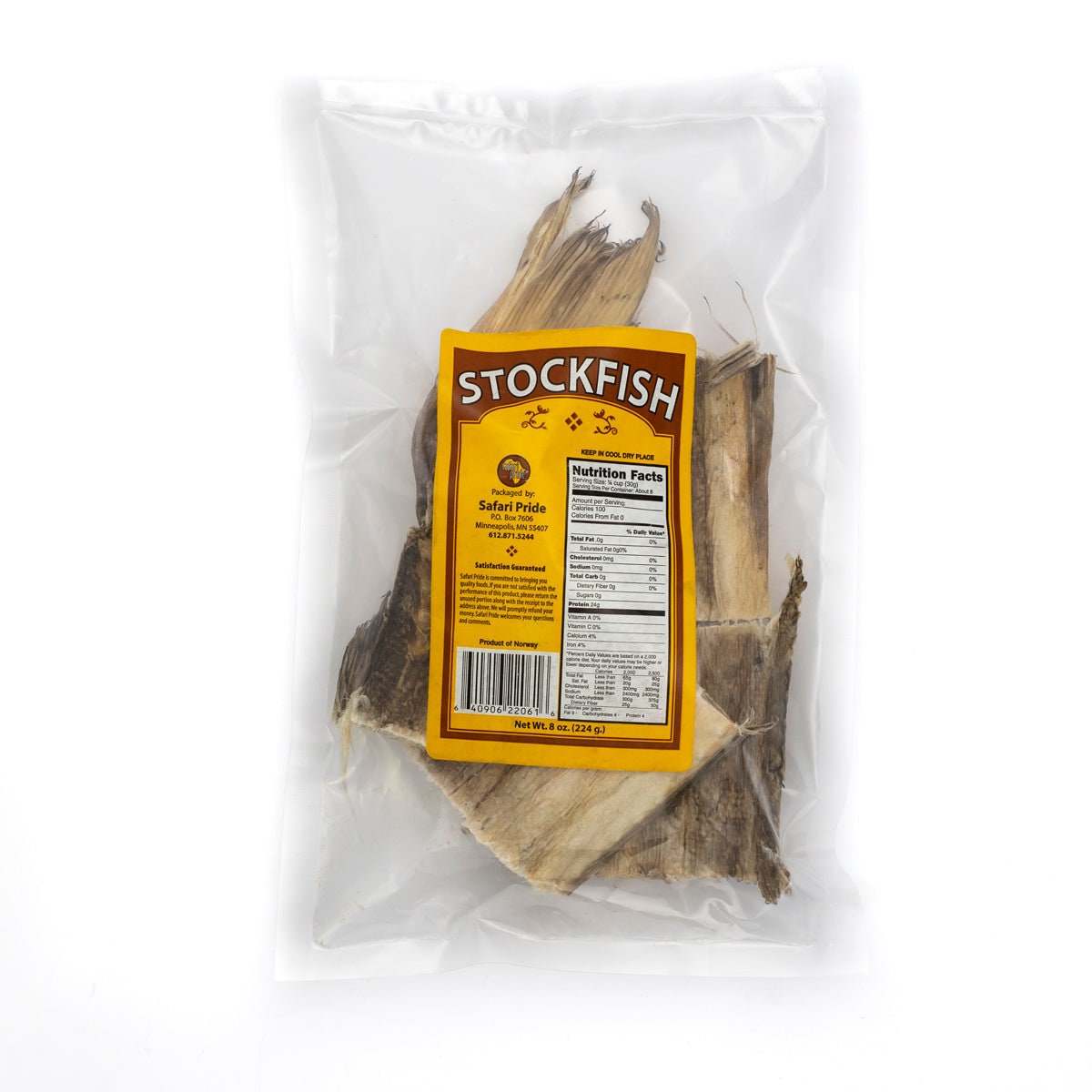 Dried Stockfish 6.oz Nigeria Stockfish/Opkoroko/Africa/Oven 