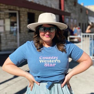 Country Western Star T-Shirt, Country Music Lover, Country Music