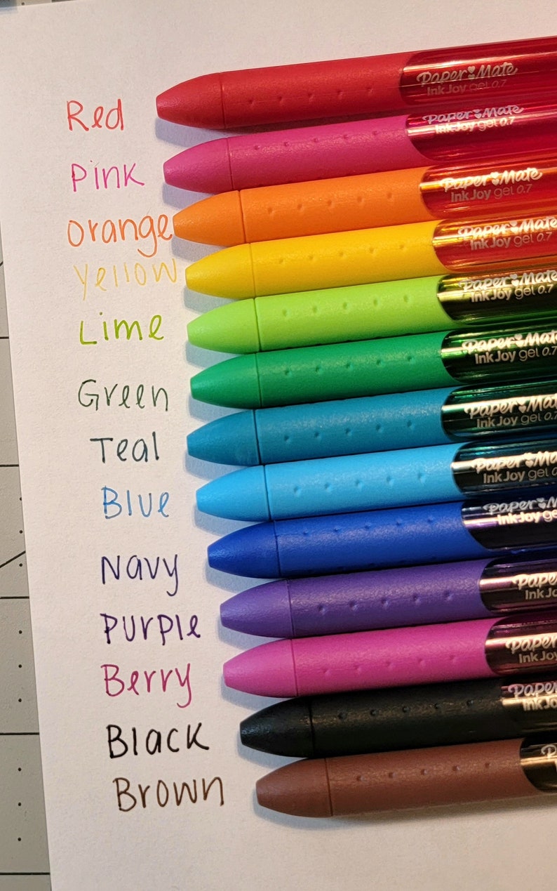 Epoxy Crayola Pens Glittered Colored Ink Personalized Gift Etsy