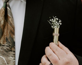 Brass Shotgun Shell Boutonnière