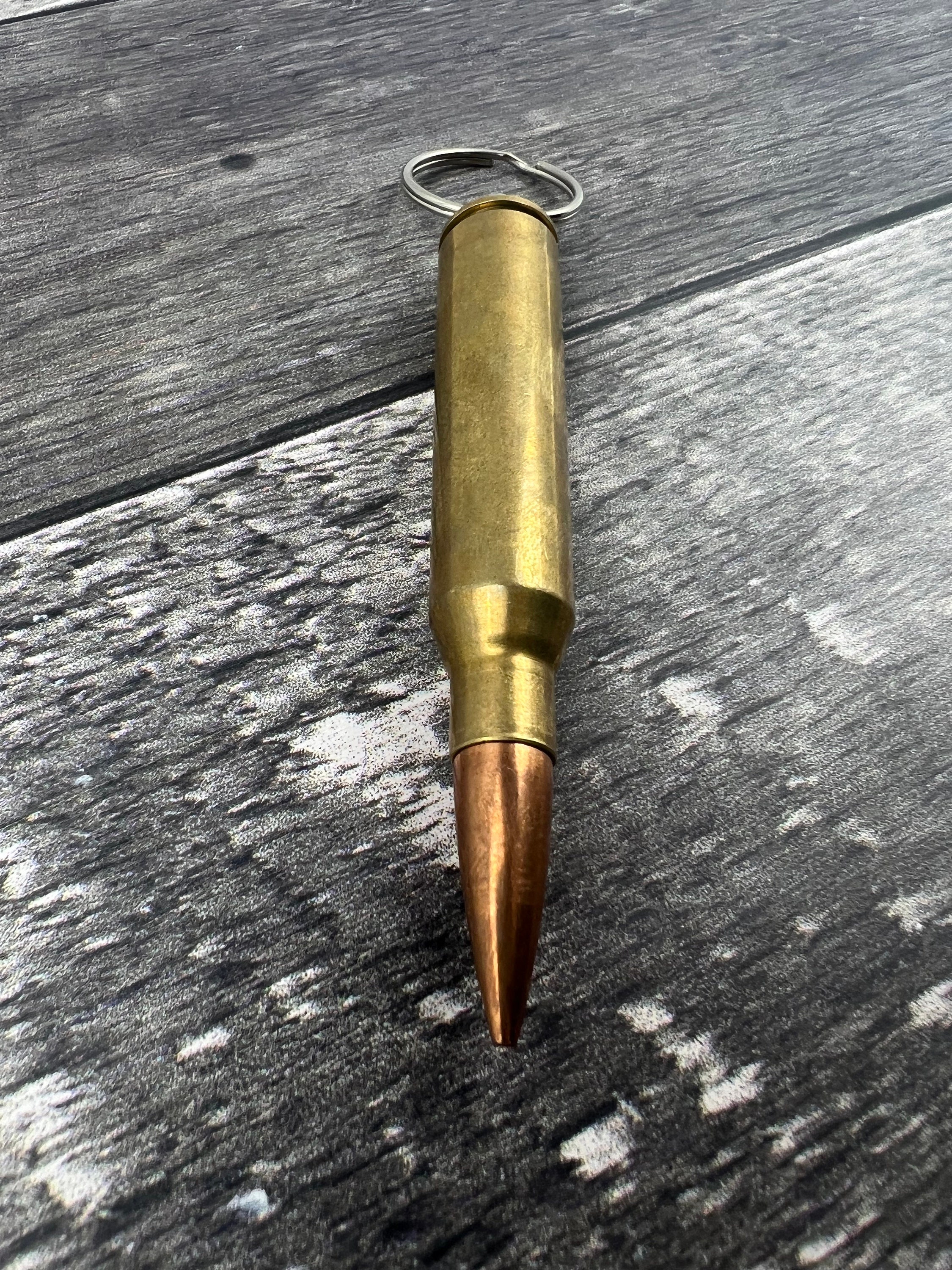Sniper Rifle Bullet Keychain 338 Lapua Magnum Bullet Keychain - Etsy