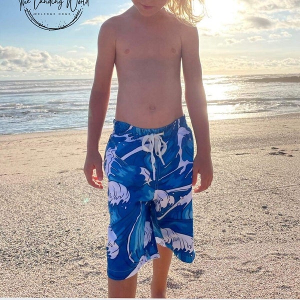 Anime Swim Trunks Etsy