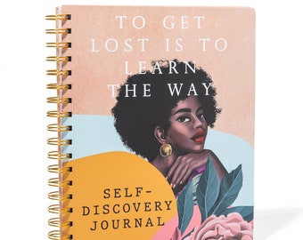 Black Women Journal w/ Prompts | Black Girl Journal | Afrocentric Gifts | Self-care Journal | Black Woman Guided Journal | Black Own Shop