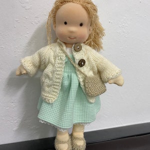 12 inch Rag Doll, Clothes Pattern Doll with Gift Box, Soft Textile Doll, Personalised Girl Doll, Custom Play Doll with Clothing Accessory