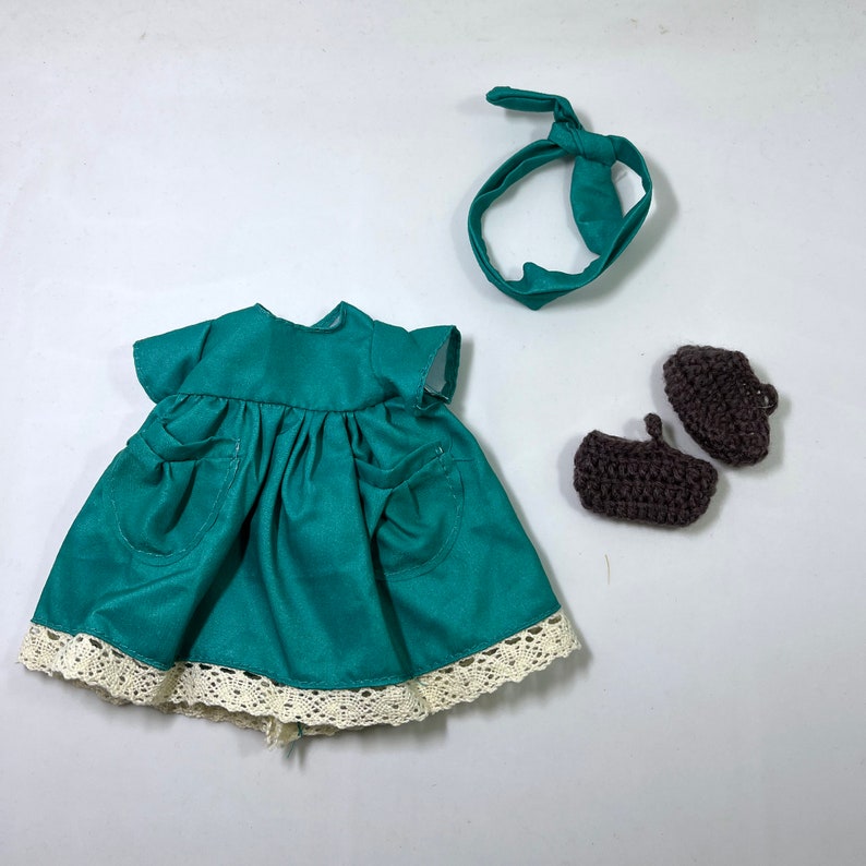 Clothes Outfit Set for 12 inch Waldorf Doll / Rag Doll / Textile Doll Doll Accessories Ready to Wear 07009