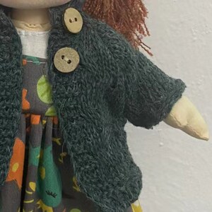 Poupée de chiffon de 30 cm 30 cm avec boîte-cadeau, poupée au crochet, poupée en textile avec accessoire pour vêtements, poupée de jeu personnalisée pour enfants image 4