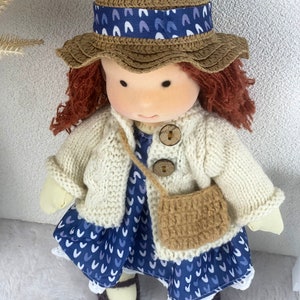 Soft Rag Doll 12 inch, Textile Girl Doll with Gift Box, Personalised Doll, Clothes Doll, Custom Play Doll for Children, Birthday Gift image 6