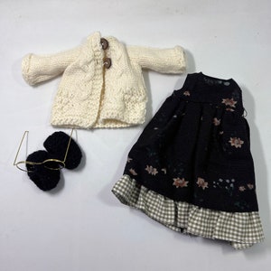 Clothes Outfit Set for 12 inch Waldorf Doll / Rag Doll / Textile Doll Doll Accessories Ready to Wear 04031