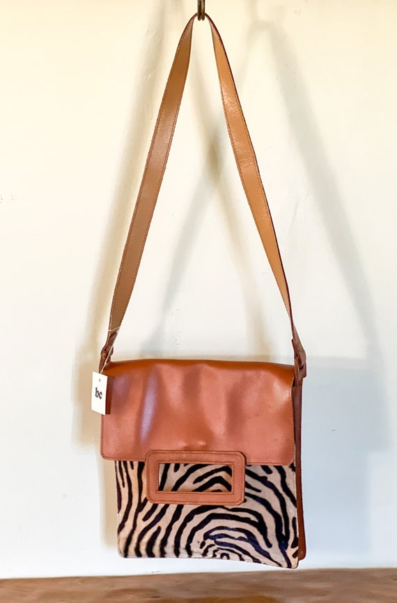 Vintage 1970’s New Old Stock Faux Tiger Bag