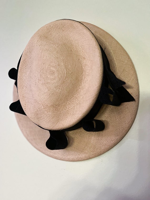 Vintage 1950’s New Look La Rose Woven Hat