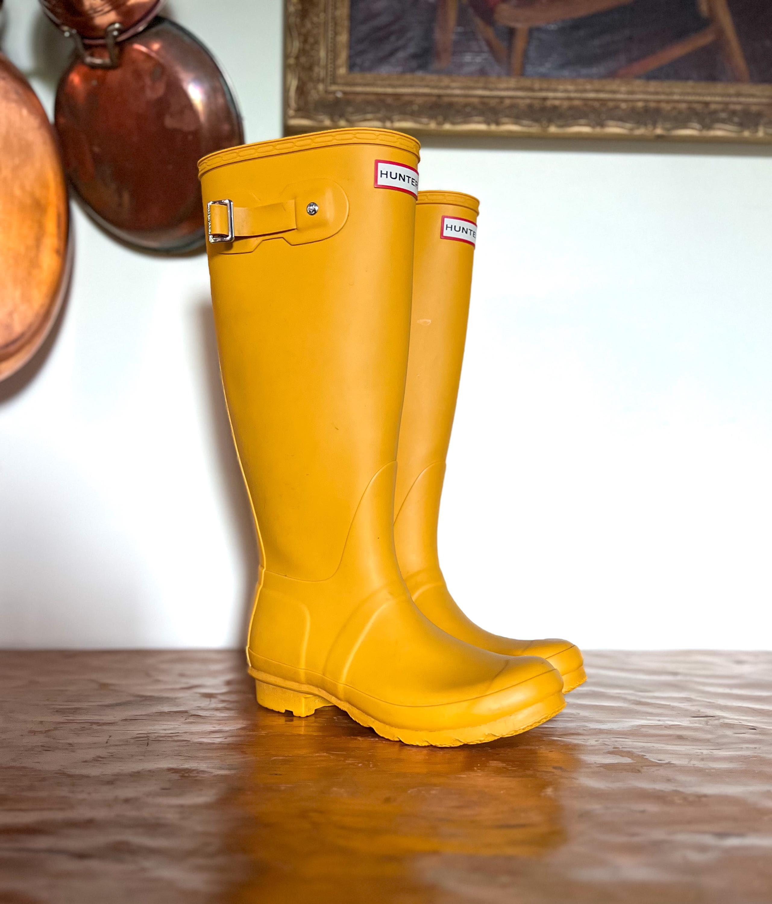 Botas De Agua Amarillas Botas De Agua Hunter Original Hombre