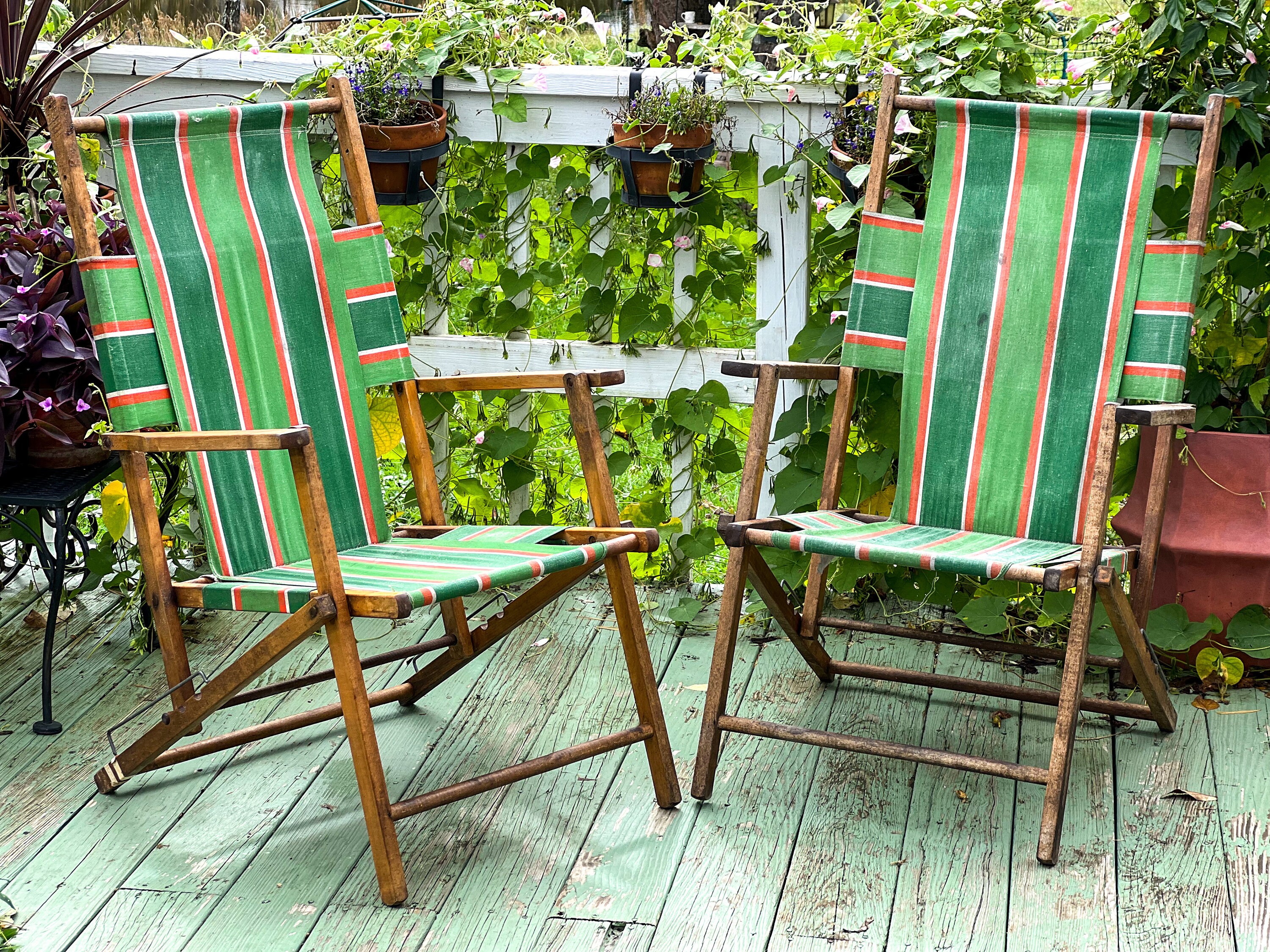 Antique deck chairs sale