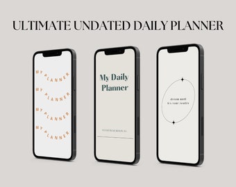 Ultimate Undated Daily Planner