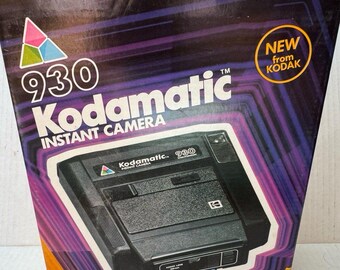 Vintage VTG 1980s KODAK 930 KODAMATIC Instant Camera New in Original Box