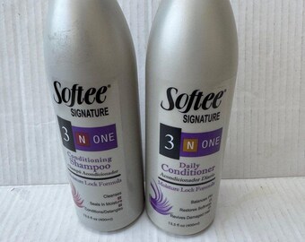 Vintage Softee Signature 3-in-1 3 N One Conditioning Shampoo & Daily Conditioner 13.5oz
