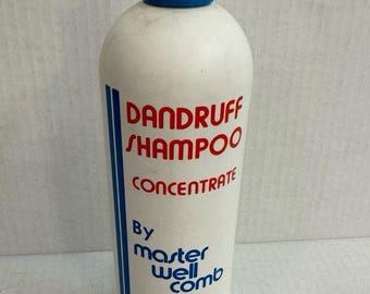 Vintage Master Well Comb Dandruff Shampoo Concentrate PH Balance 16oz NEW