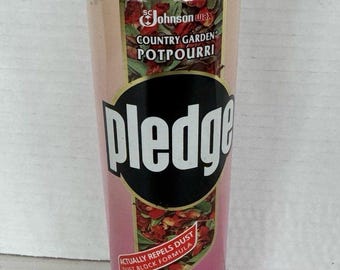 VTG 90s Pledge Country Garden Potpourri Furniture Polish Wood Cleaner NOS 12.5oz